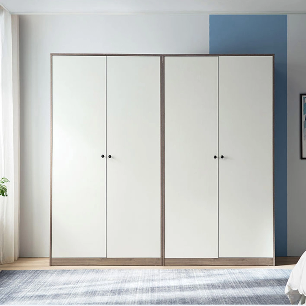 Large Storage Closet Wardrobe Sliding Wardrobe Door with Mirror