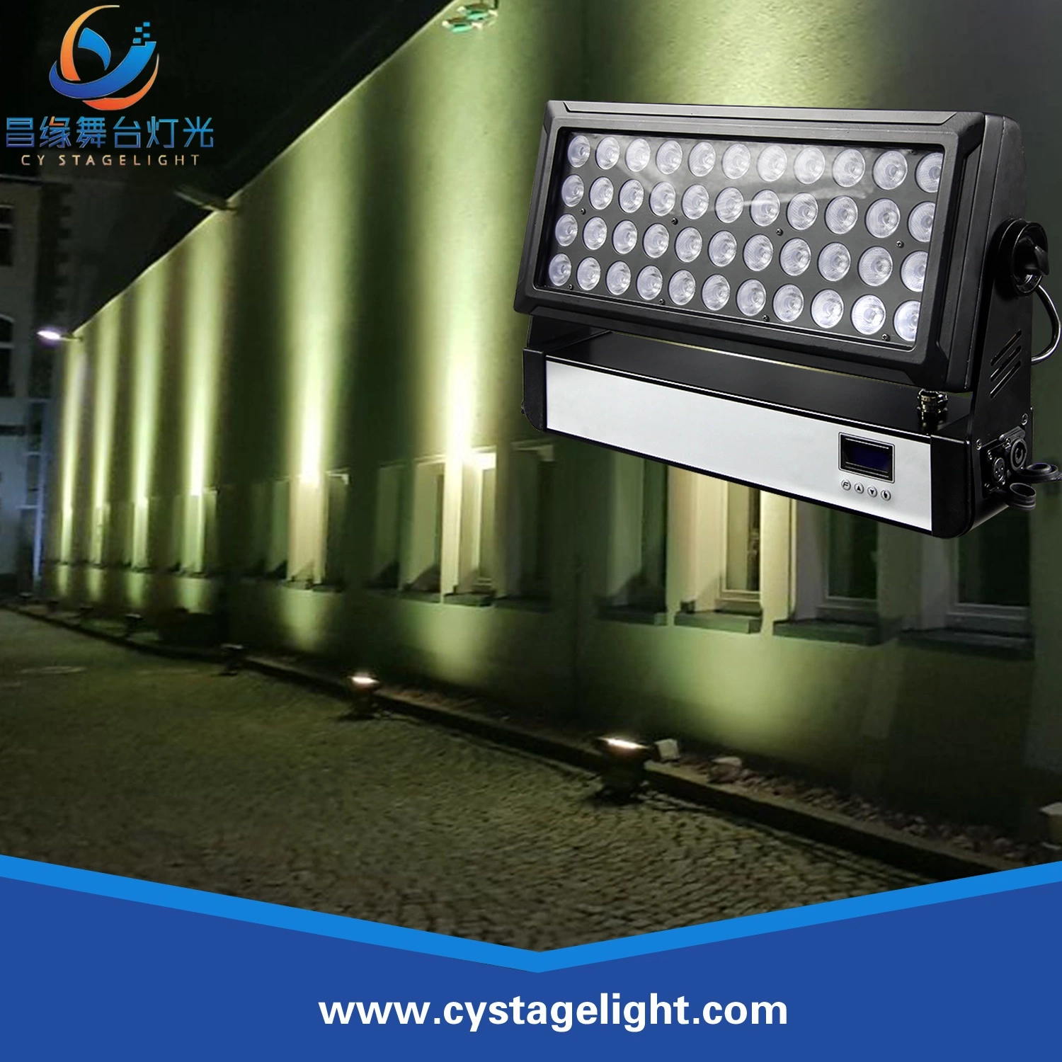 New IP65 44PCS 4in1 Outdoor Flood LED City Color Light