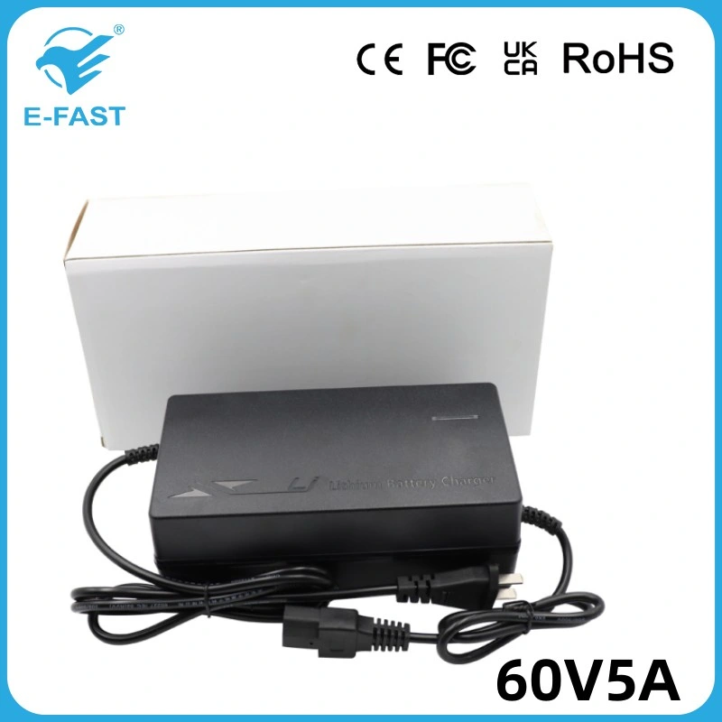 E-Fast 60V5a Rechargeable Lithium Battery Charger for E-Bike Electric