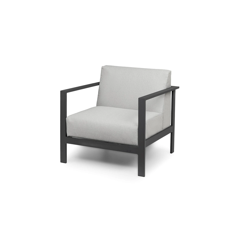 Modern Metal Outdoor Furniture Dining Sofa Chair Garden Hotel Restaurant Sofa