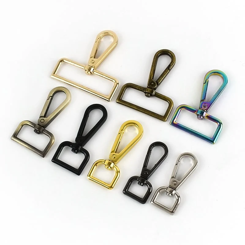 Rotating Lobster Buckle Hook Keychain Ring Hardware Alloy Bag Buckle Tote Bag Accessories