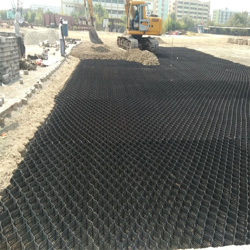 HDPE Geocell Light Weight Geo Cell Ground Enhancement Cellular System Durable HDPE Material Gravel Grid for Driveway Gravel Stabilizer