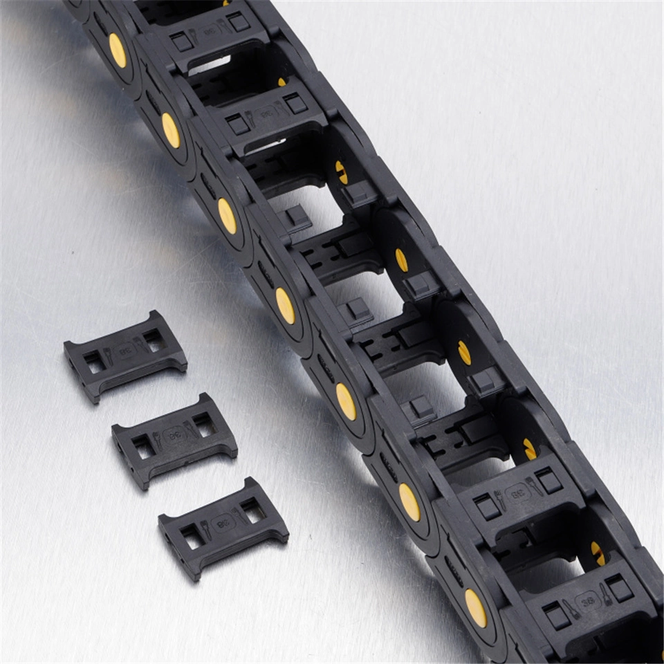 Produto mais vendido 20 * 75 High-Speed Mute Drag Chain para equipamento de publicidade