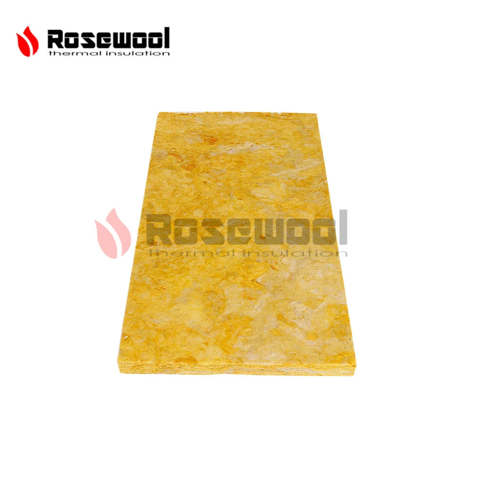 Building Material Rockwool Wall Panel Rock Wool Board with Certain Compression Resistance