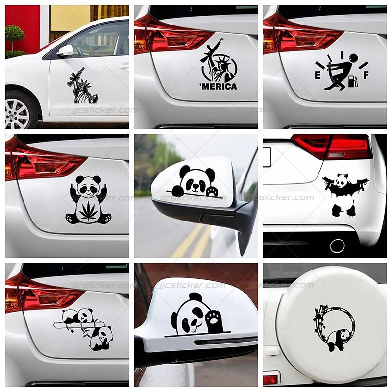 6PCS Car Side Body Vinyl Decal Sticker Racing