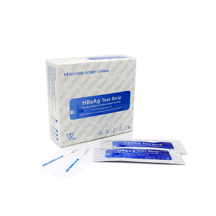 One Step Hbsag Hepatitis B Rapid Test Strip for Home Use