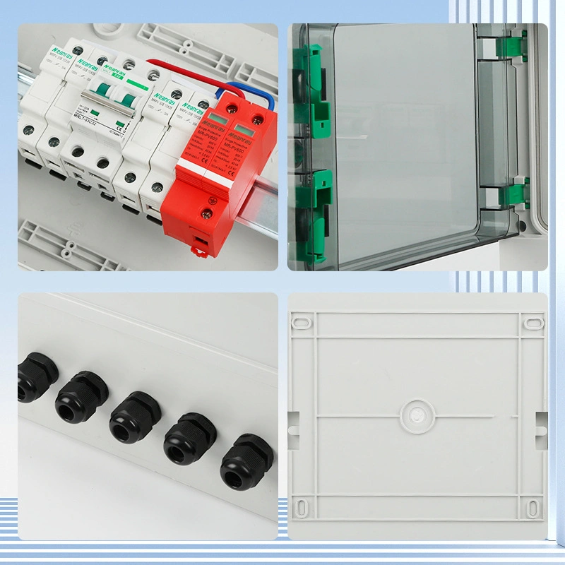 Lightning-Proof Wall-Mounted IP65 Solar PV DC Combiner Box