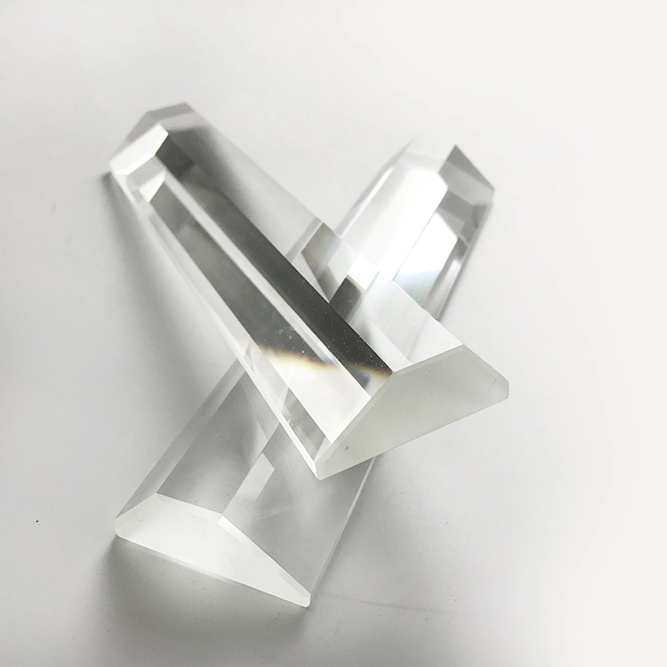 High Precision Customized 90 Degree Bk7/Fused Silica Glass Triangular Prism