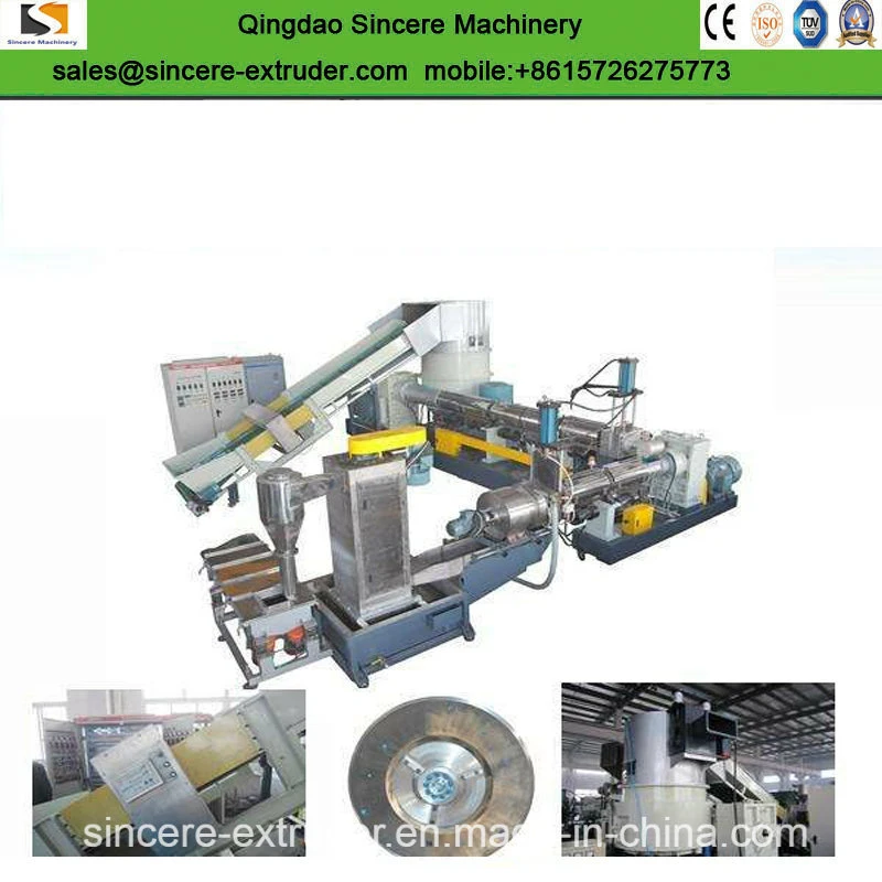 Plastic ABS\PMMA\Pet\PP\PE Scraps Processing Pelletizing Machine