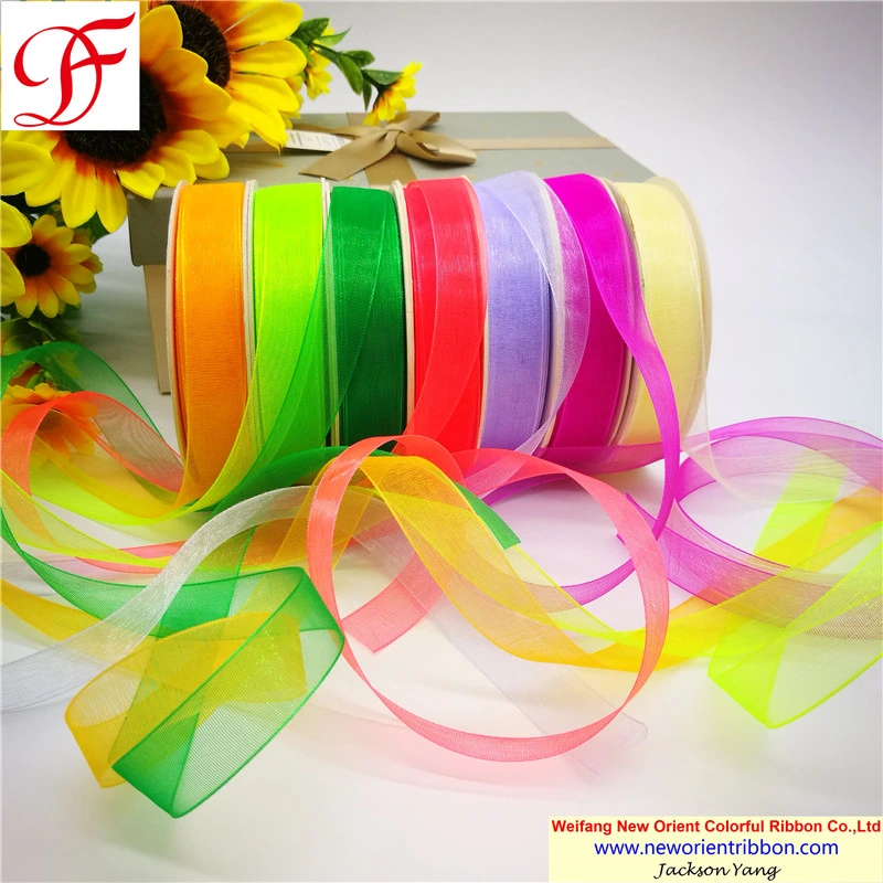 Nylon Sheer Organza Ribbon for Wedding/Accessories/Wrapping/Gift/Bows/Packing/Xmas Decoration