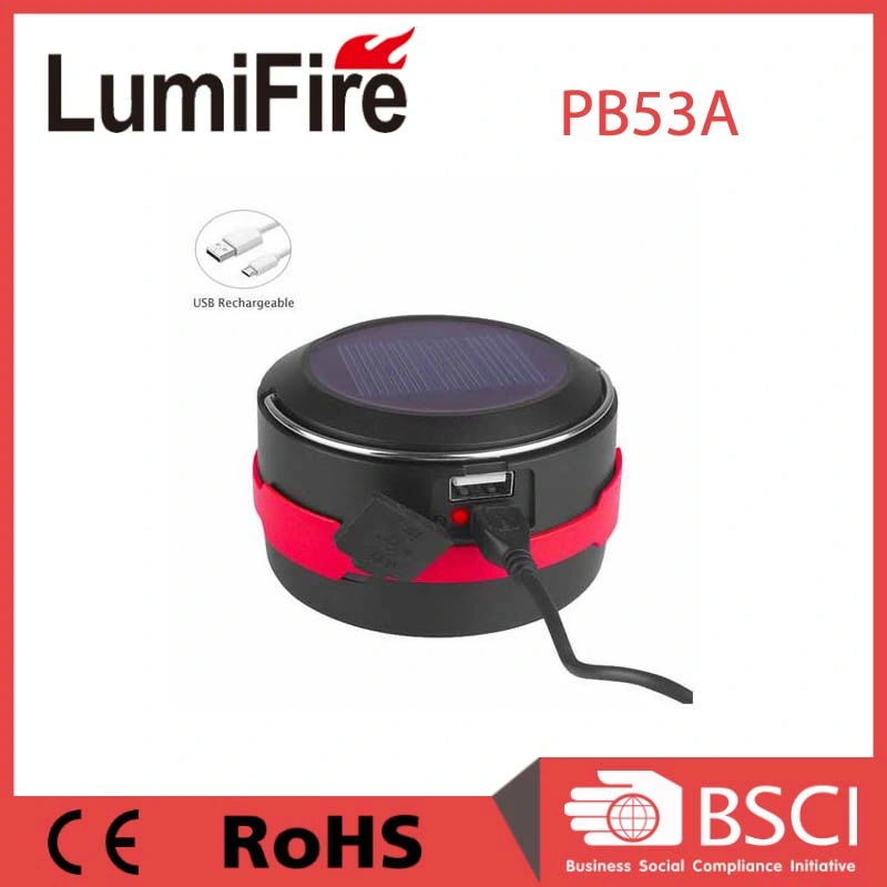 USB Rechargeable LED Solar Power Camping The Puc Expandable Lantern