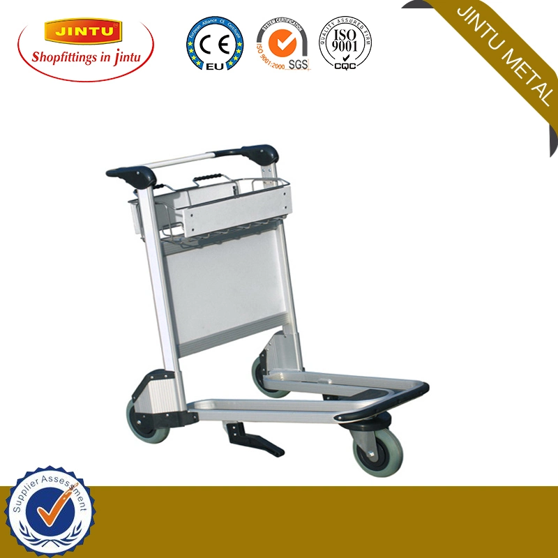 Aluminum Airport Luggage Trolley with Auto Brake