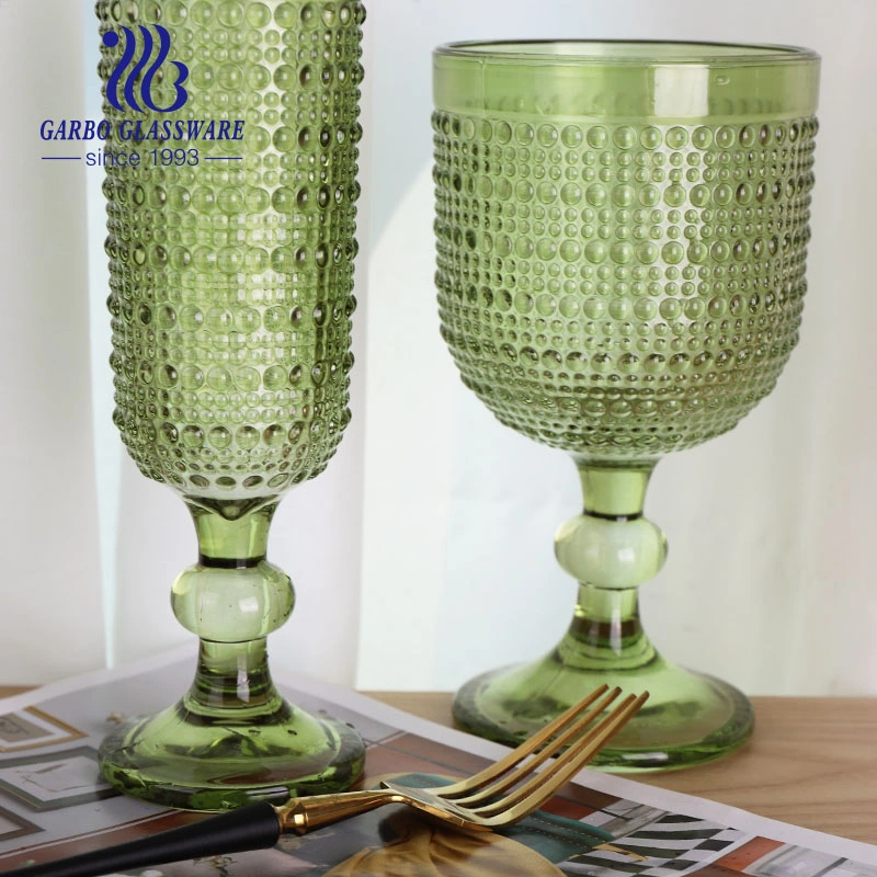 Best Summer Glassware Solid Green Trinkglas Tasse Glas Set Großglas