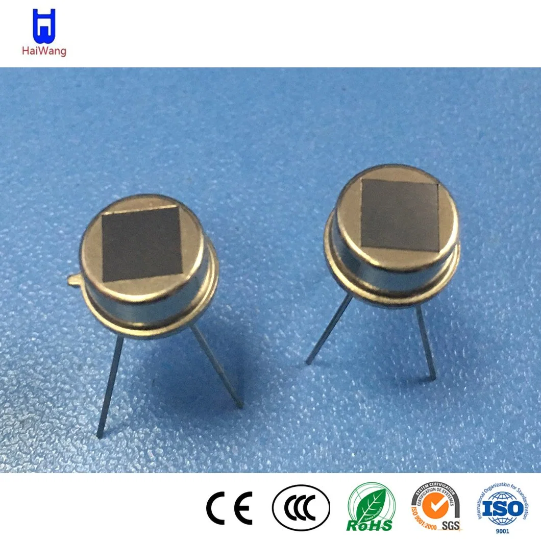 Haiwang Sensor Wall Mounted PIR Sensor China Bluetooth Vibration Sensor Supplier Wholesale/Supplier Customized 4.9*4.9mm Size D205b Pyroelectric Infrared Analog Sensor