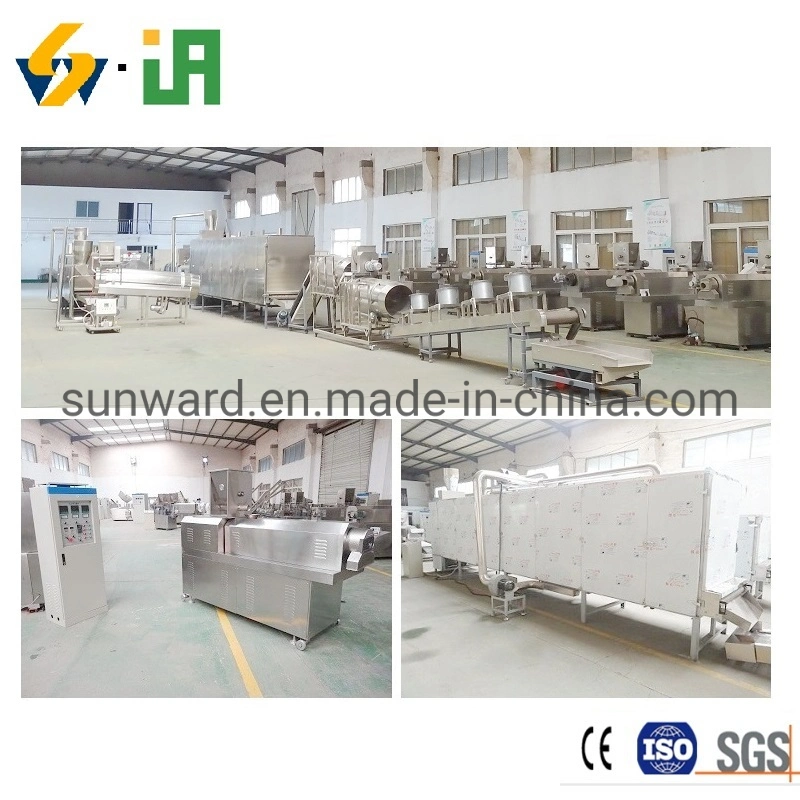 Automatic Twin-Screw Extruded Duran Wheat Millet Corn Konjac Couscous Extrusion Production Line Making Machine Equipment