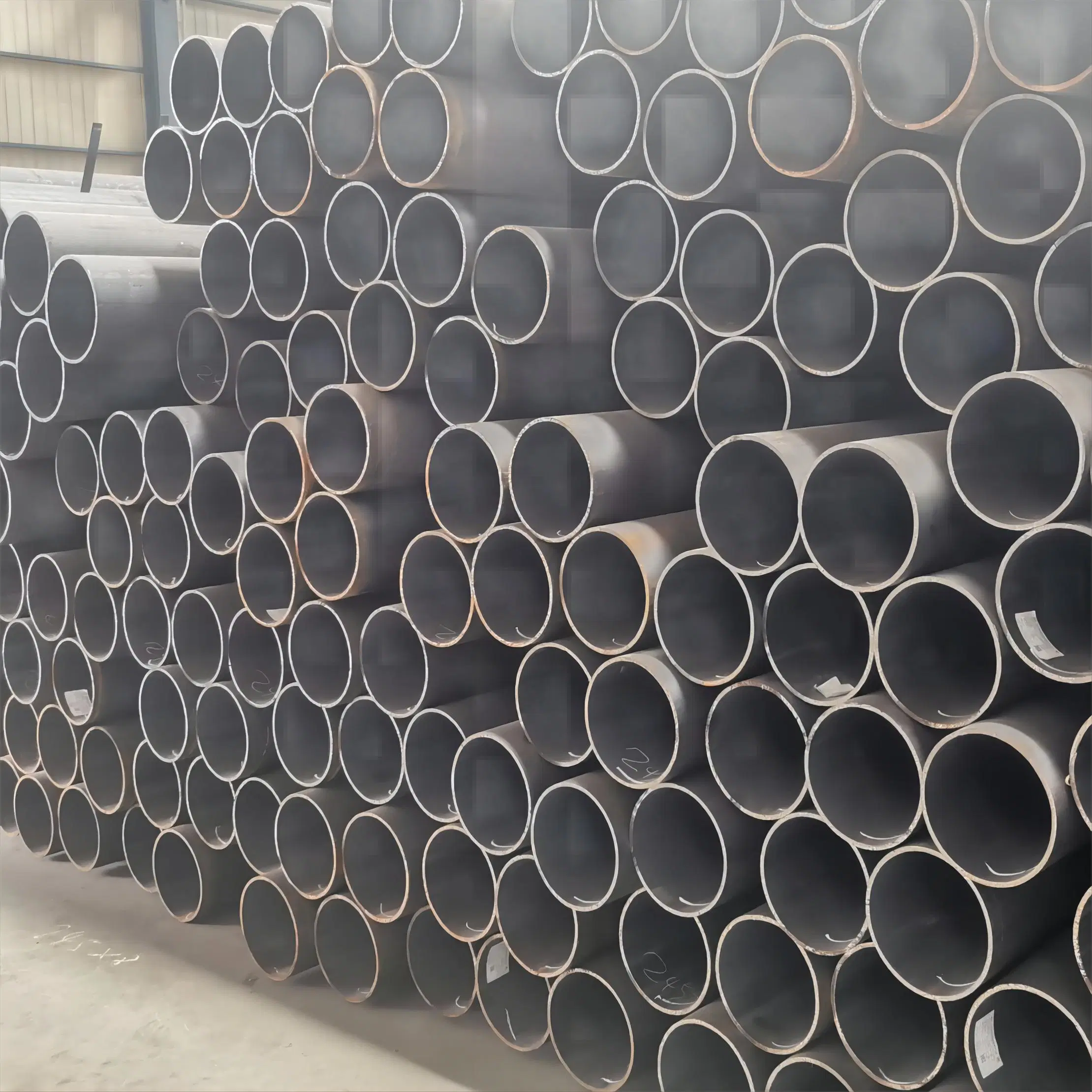 La Chine usine ASTM A178 TUYAU Smls Gr. B SCH 40 80 de la construction de tubes sans soudure en acier au carbone