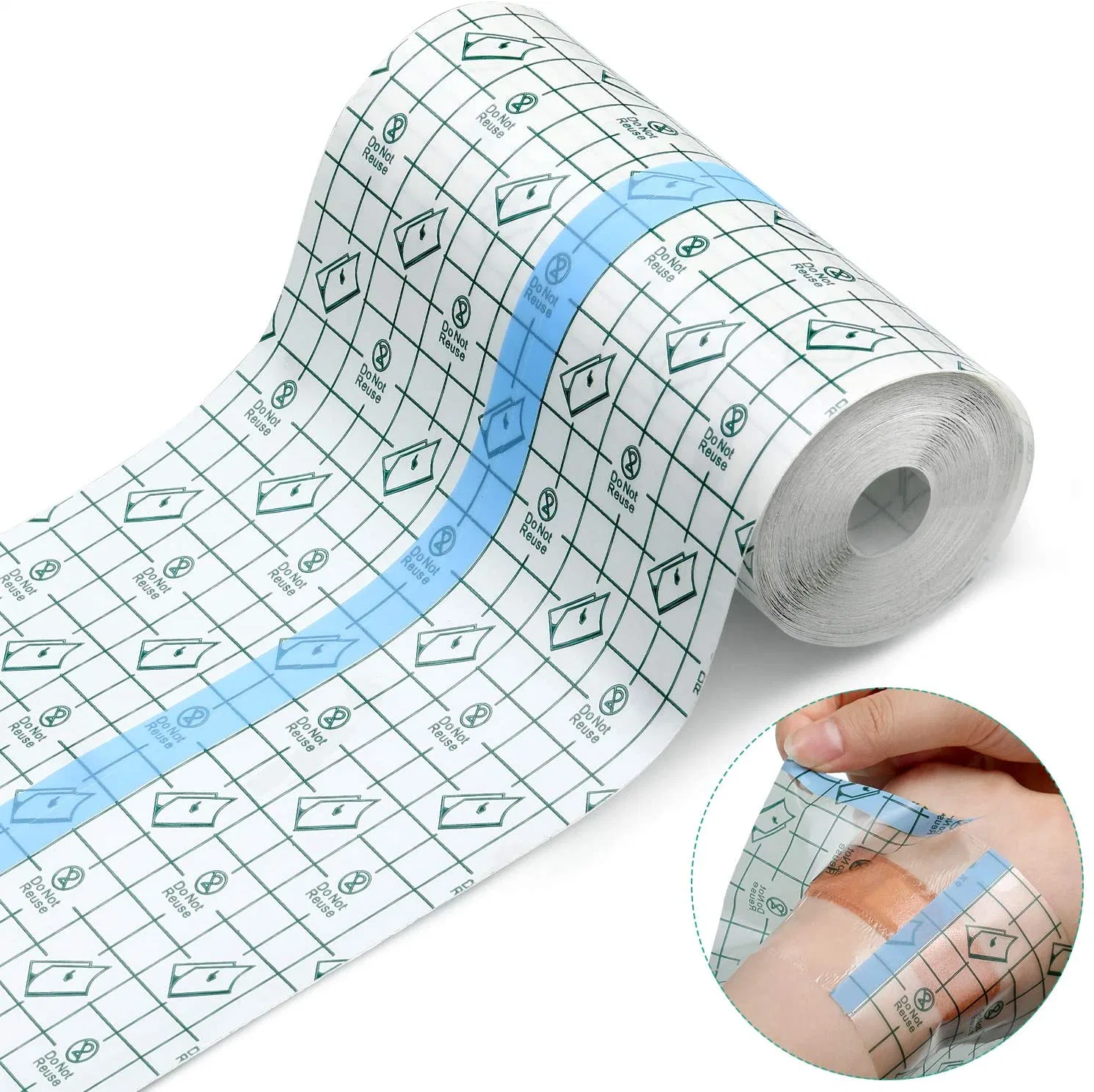 CE ISO Adhesive Barrier Transparent Film Aftercare Product for Initial Healing Tattoo Supplies