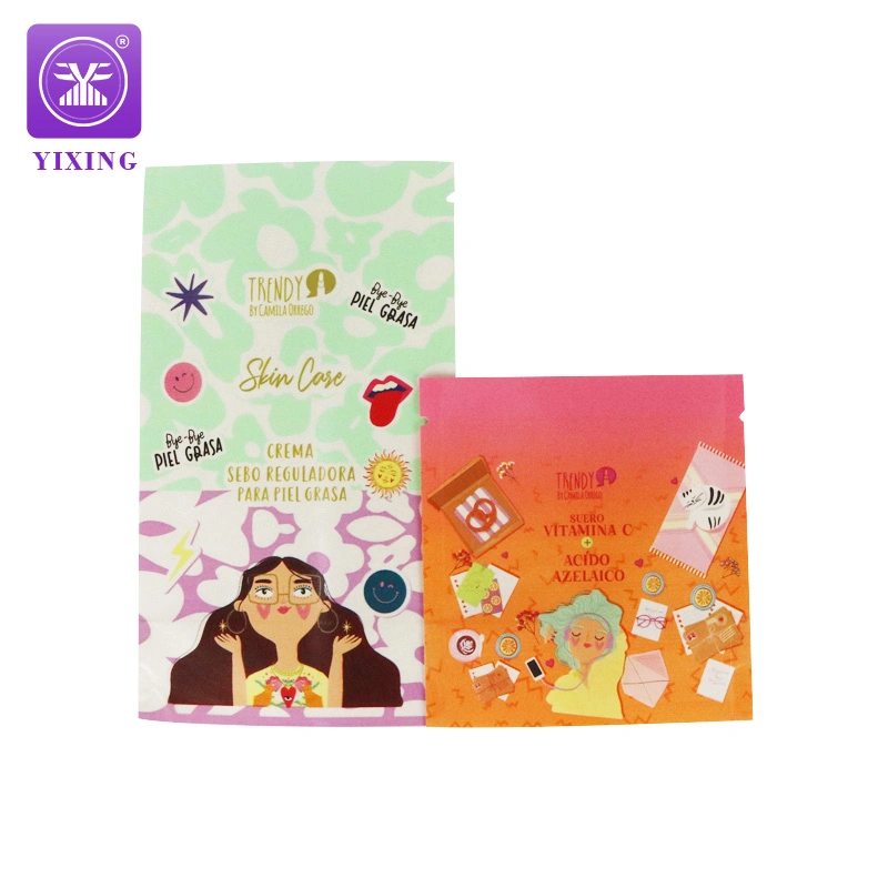 Yixing Sachet 3 Sides Sealing Bag for Facemask Skin Care Cream Packaging Bag