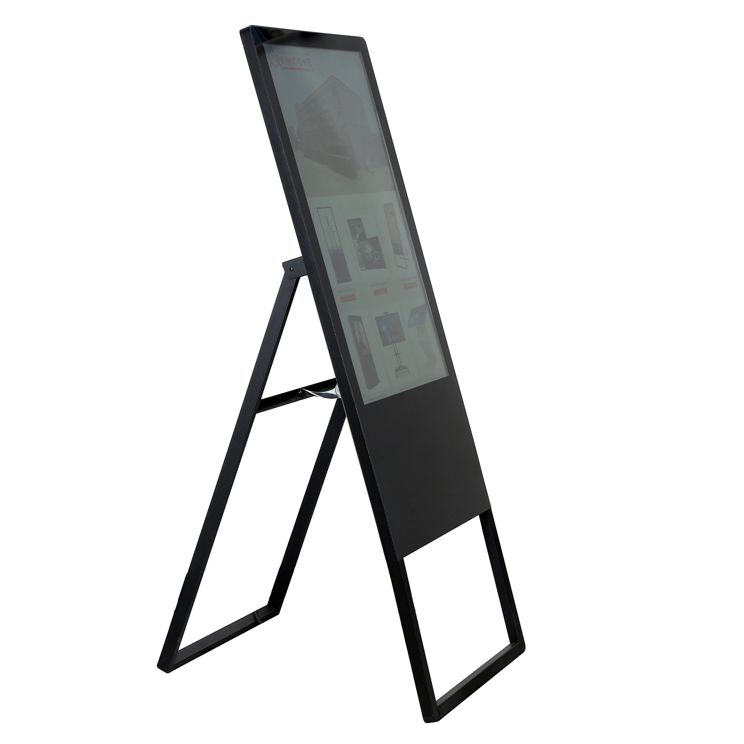 Standing Network Ad Player Digital Poster Folding LCD-Display