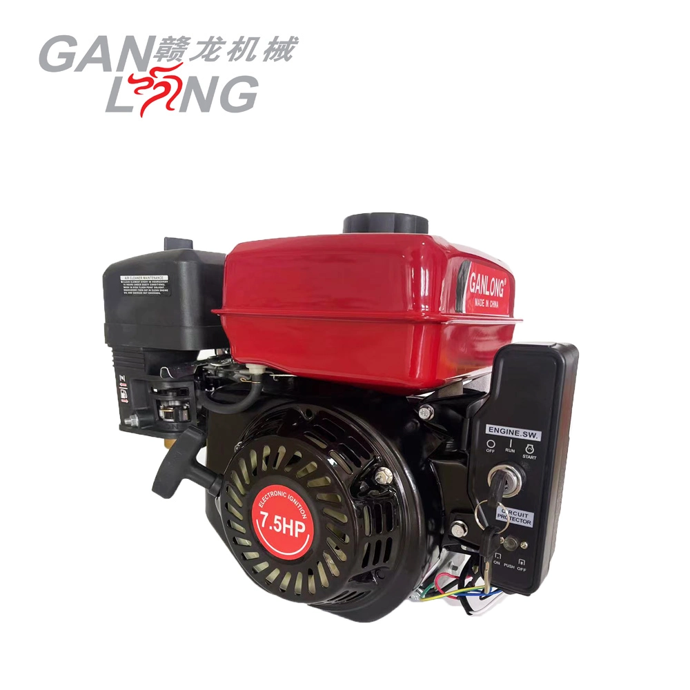 Powerful Portable 4-Stroke Ohv Air-Cooled 6.5-8.5HP 200cc-223cc Small Gasoline Petrol Engine