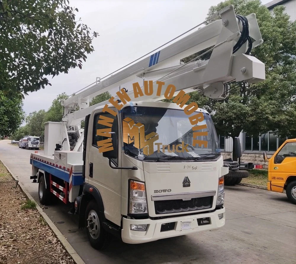 14m 10.5m Jmc 2 Man Telescopic Bucket Truck Mounted Work Telescoping Boom Aerial Platform