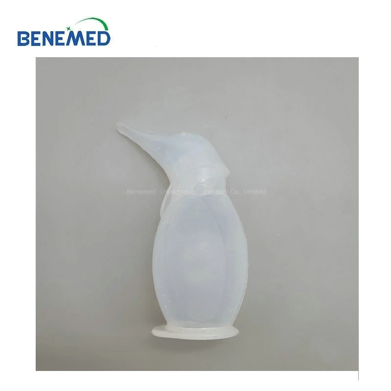 Pingüino lindo Aspirador Aspirador nasal de silicona para el bebé