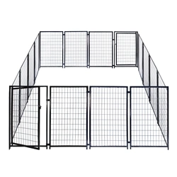 Dog Fence PVC Powder Coated Dog Kennel Welded Wire Mesh Chain Link Fence