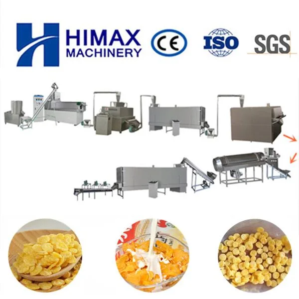 Desayuno Industrial Equipos de procesamiento de copos de maíz