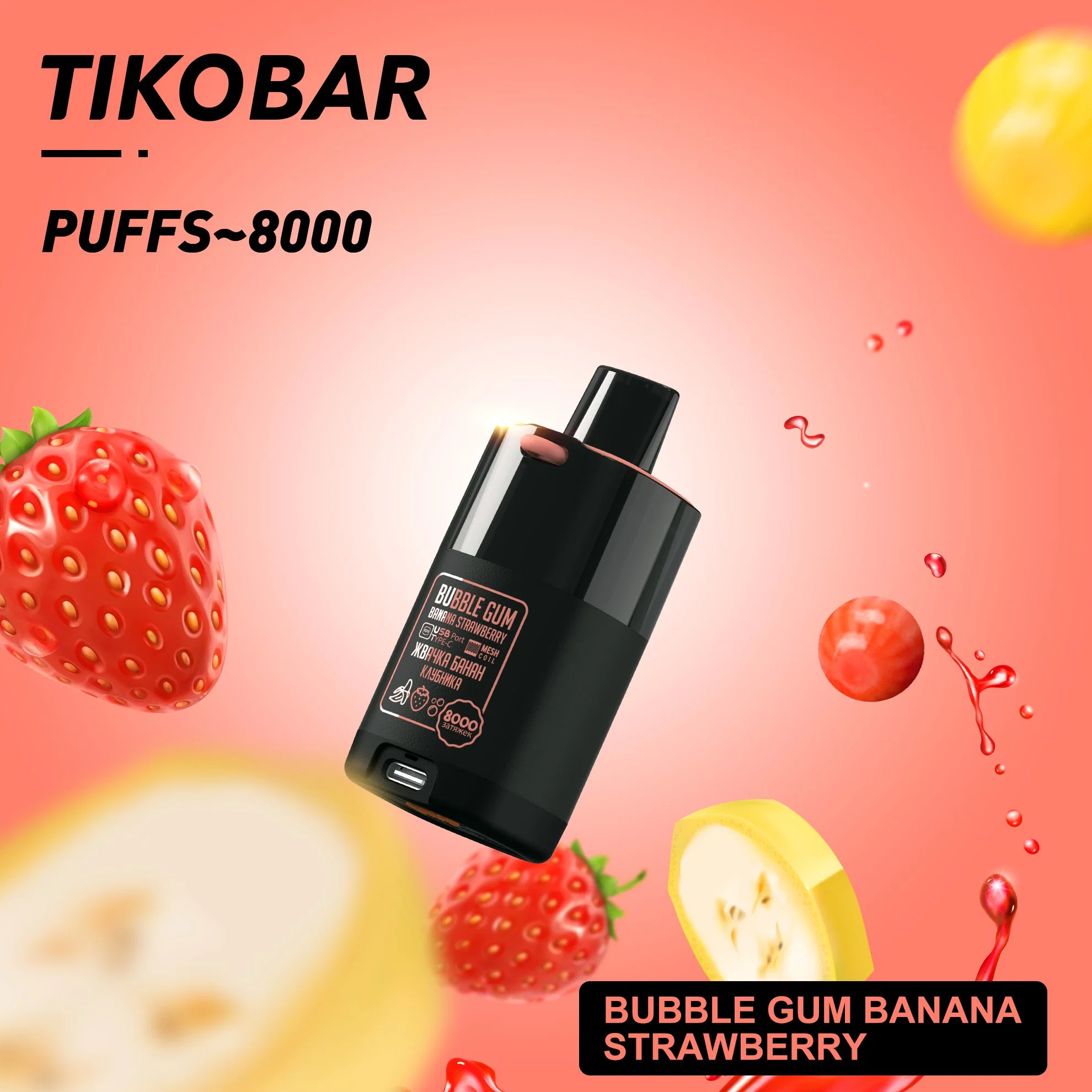 Original Tugboat Vapes Tikobar Colo 8000 10000 Puffs Rebel 9000 Nova 11000 Flex Refillable Device Disposable/Chargeable Pod System Wholesale/Supplier I Vape Ecigarette