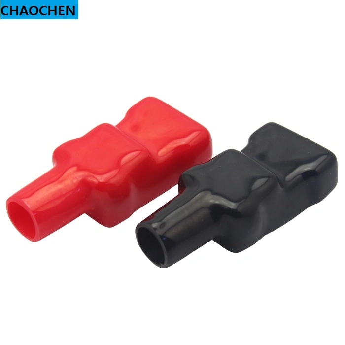 Großhandelspreis PVC Gummi Batterie Anschlussklemme Deckel Top Post Schutzabdeckung Stiefel für Messing Zink Blei Auto Batterieklemmen