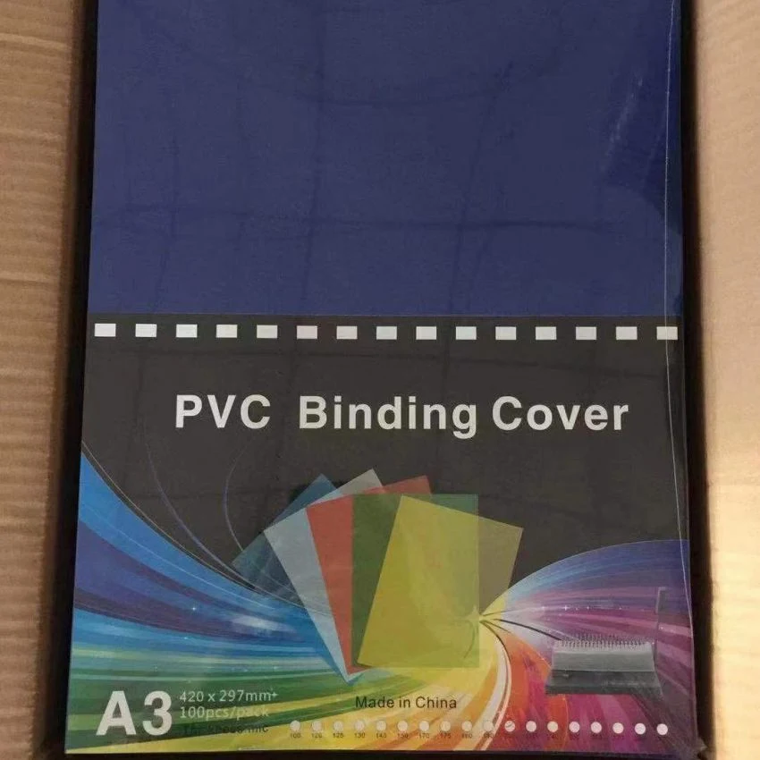 High Transparency PVC Sheet Thickness 0.12mm 0.15mm A4 Size Transparent Sheet Plastic PVC Hard Binding Cover