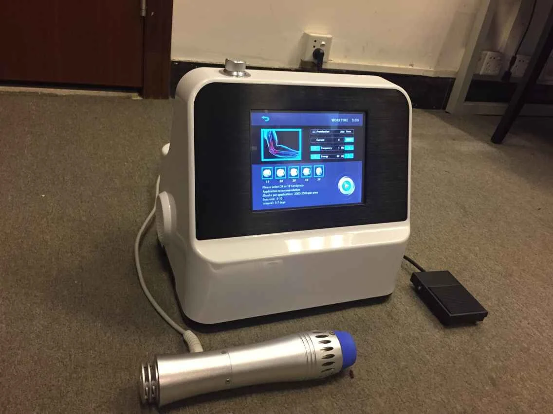 Equipamento de terapia física da máquina de tratamento de Shockwave eletromagnético portátil