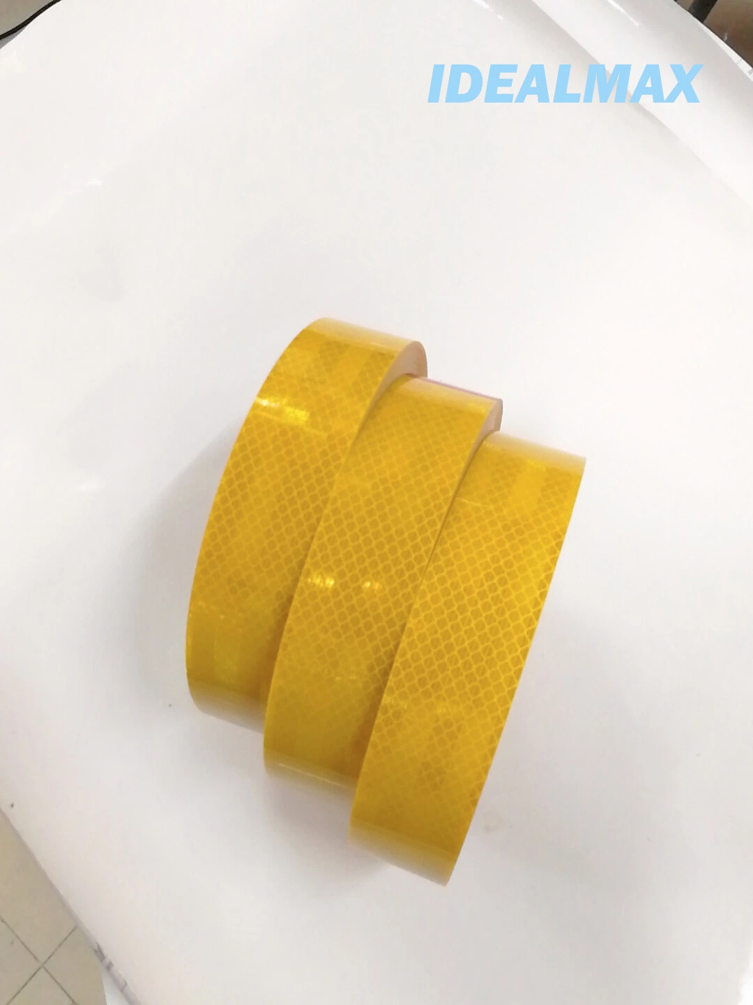 Pet Hip Yellow Reflective Material, Prismatic Reflective Yellow Vinyl Tape, Reflective Yellow Sheeting Material