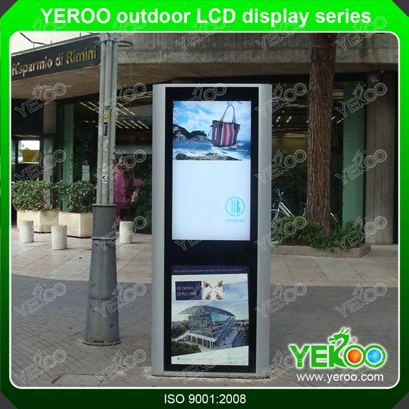 Publicidade exterior display LCD de Chão