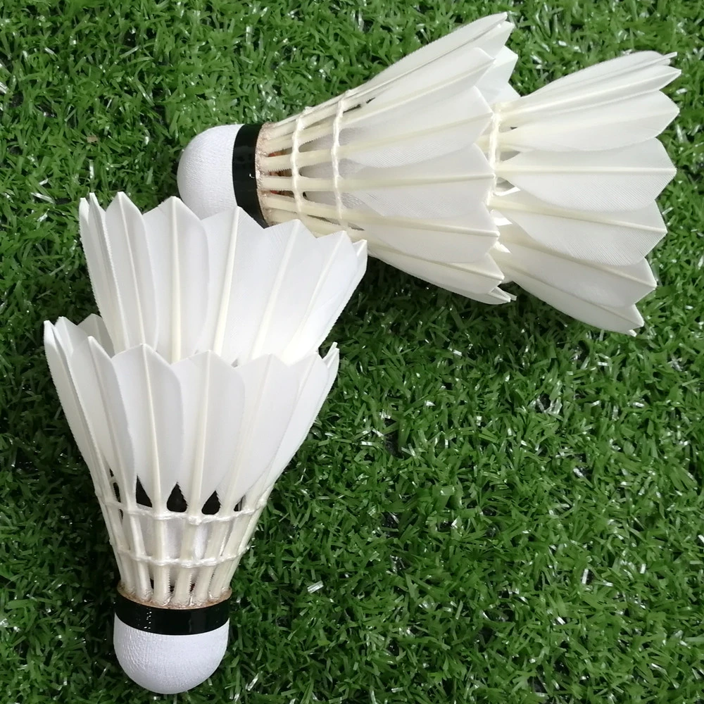 Hot Sale Goose Feather Badminton Shuttle in Lingmei Brand