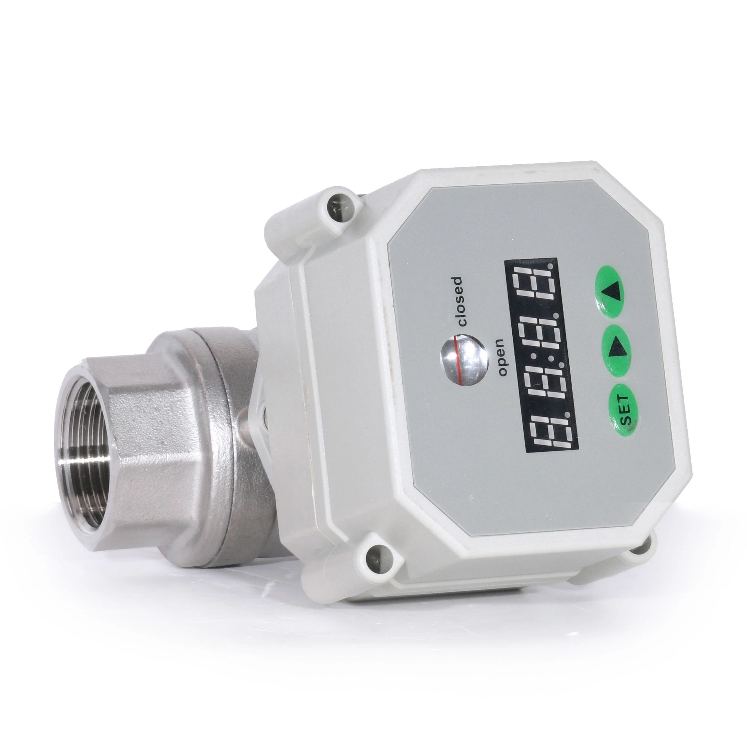 2 Way DN8 1/4'' Smart Timer Drain Mini Timer Flush Valve Electric Motorized Actuator Stainless Steel Ball Valve Cr201