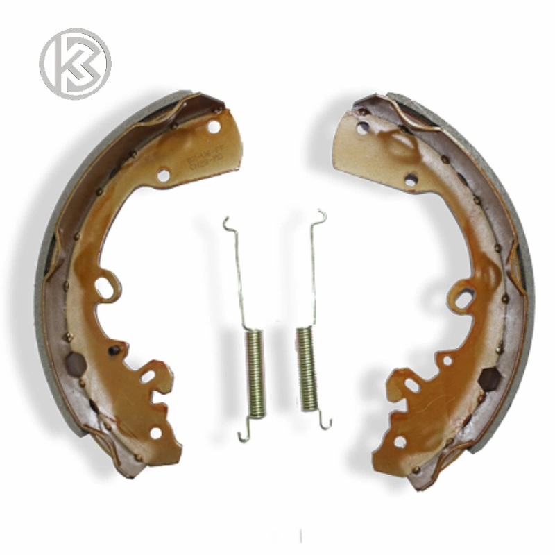 Crescent-Shaped Components Friction Material Semi-Metal Ceramic Non-Asbestos Brake Sheos for Toyota K2246K2249K2250K2251K2252K2253K2254K2255