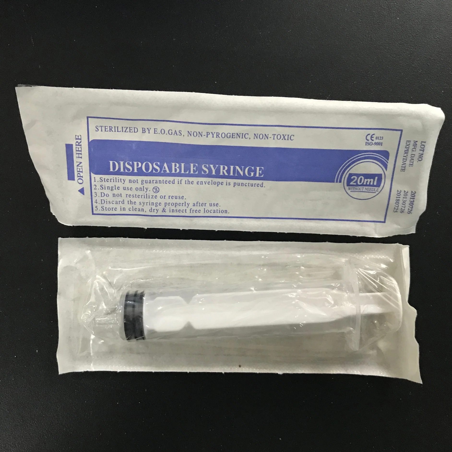 Disposable Plastic Syringe with Needle 3-Part