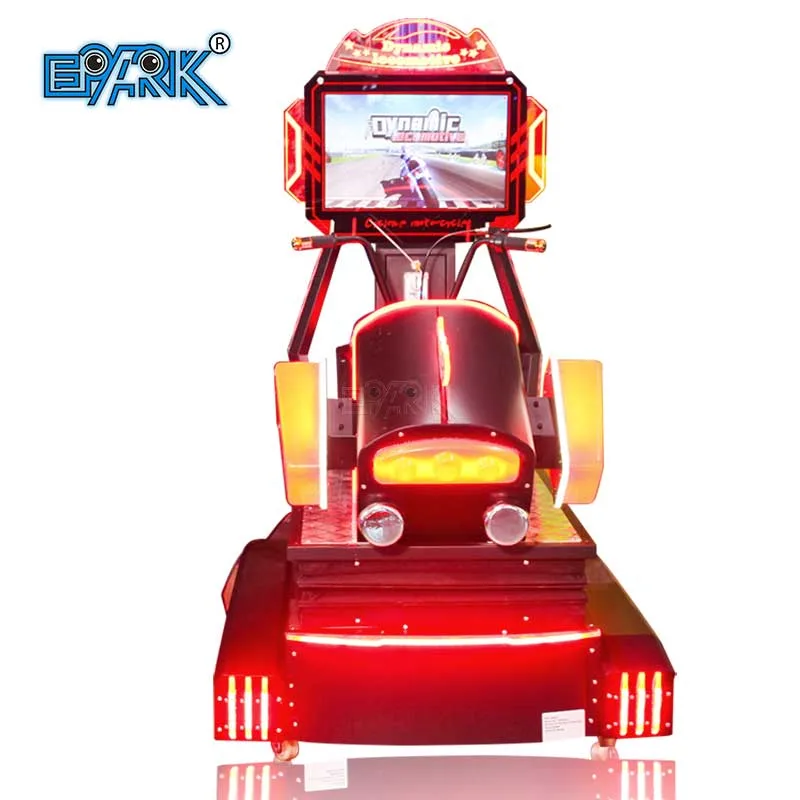 Münzbetriebene Dynamische Lokomotive Elektrisches Fahren Auto Simulator Racing Arcade Spielmaschine