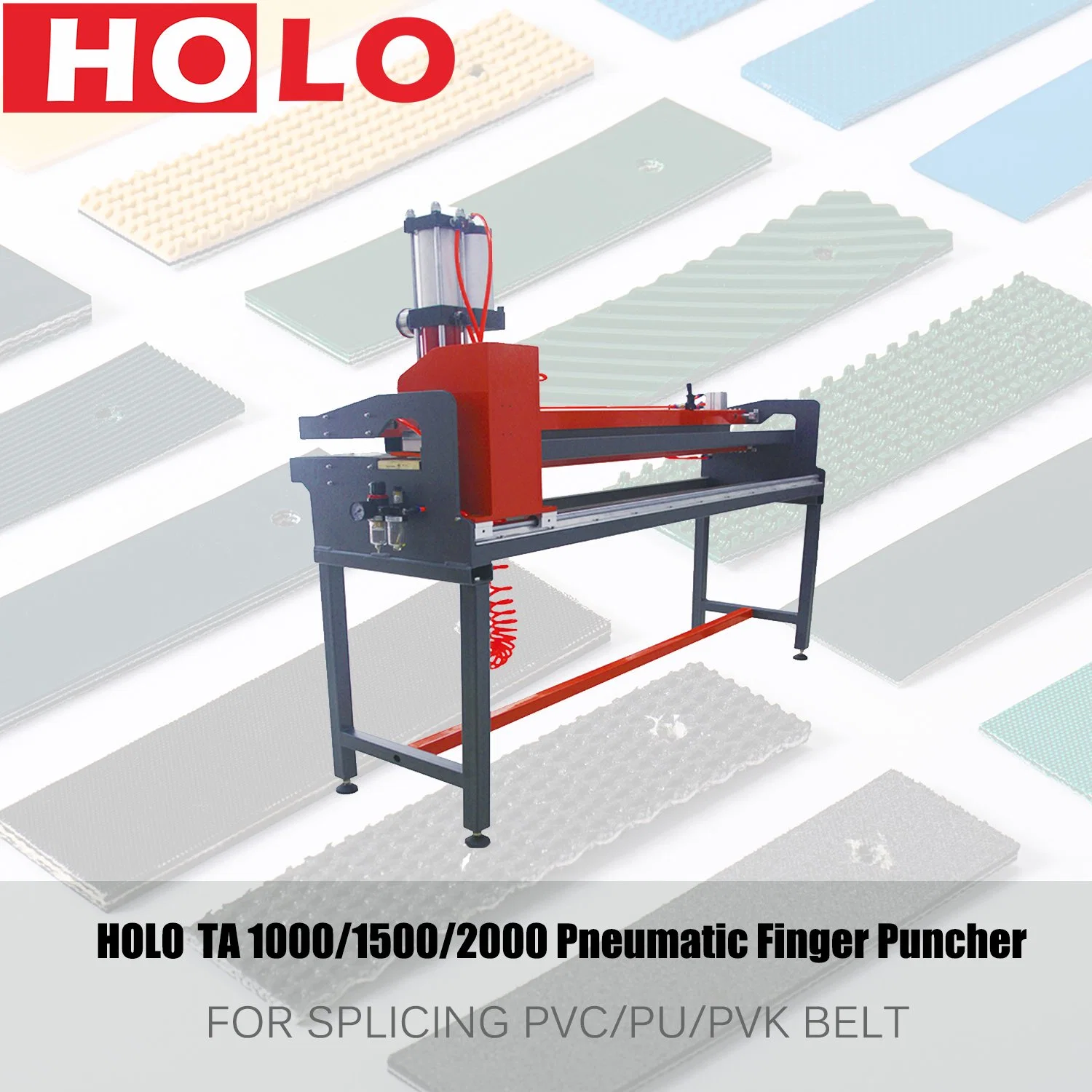 Holo PVC PU Belt Portable Finger Punch Equipment