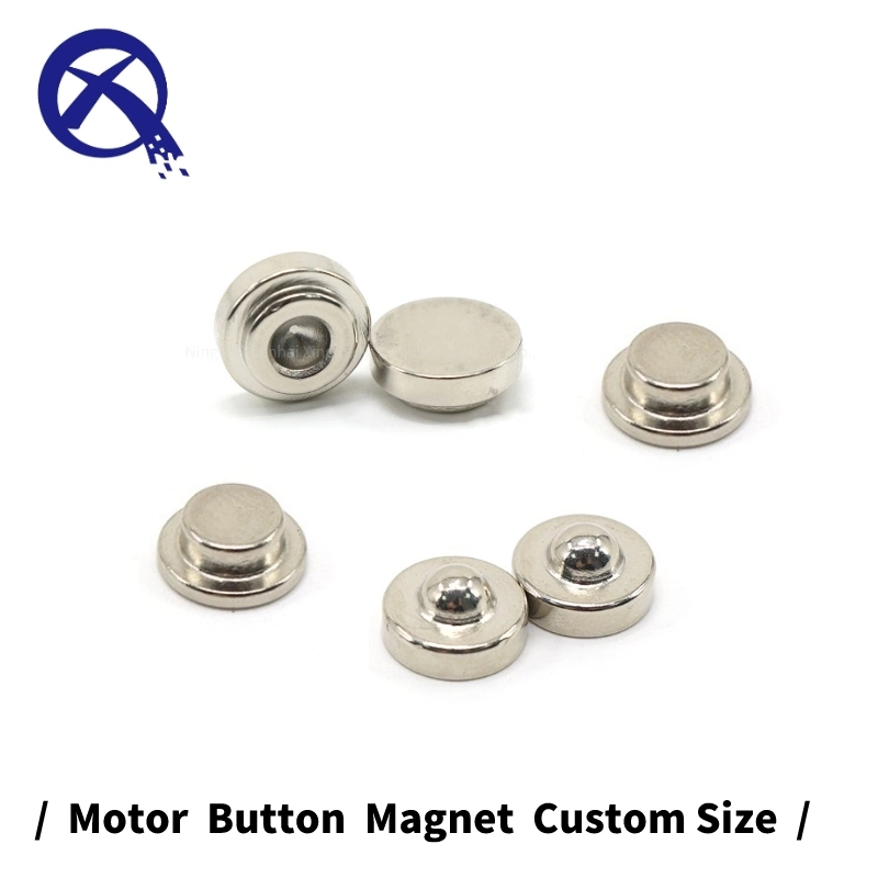 N52 Circular Shaped Button Neodymium Magnet Nickel Coating or Custom Designed Magnet