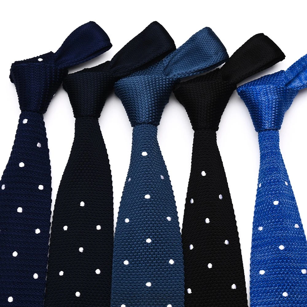 Unisex Fashion Acces Soft Comfortable Elegant Slim Stylish Polka-DOT Knitted Tie