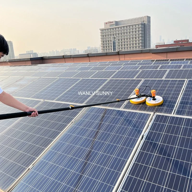 The Ultimate Solution-Wanlvsunny Solar Panel Cleaning Brush for Spotless Panels Solar Panel Cleaning Kit for Photovoltaic Washing