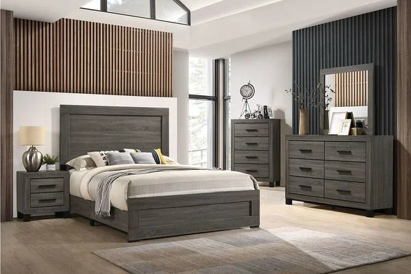 Popular baratos Lujo moderno camas de madera juego de dormitorio Muebles de tamaño King Size