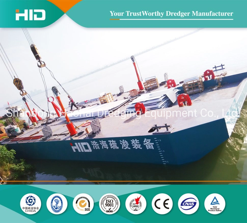 Working Barge Excavator Barge 36tons Excavator Mining Excavator Transportation Barge Platforms for Sale