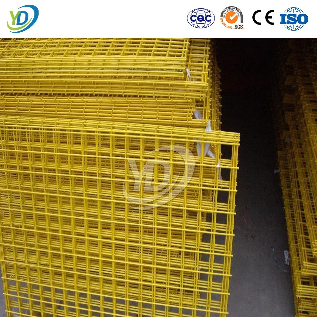 Yeeda Wire Mesh 16 Gauge Welded Wire Mesh Grossistes Chinois 75mm X 75mm Mailles Soudées Électriques Revêtues de PVC Pièce Utilisée pour les Clôtures en Mailles Soudées.