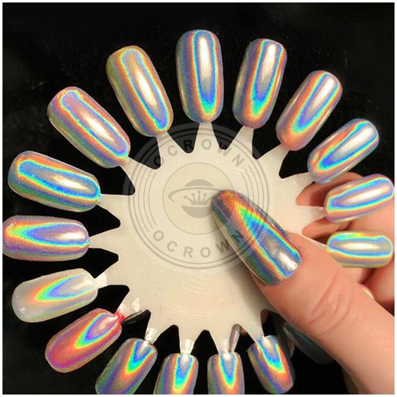 Laser Glitter Holo Eyeshadow Pigment Holographic Nail Polish Chrome Powder