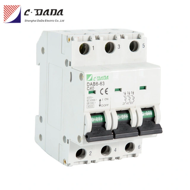 3kA, 4,5ka, 6kA Micro 10 AMP Mini-Leistungsschalter mit CB