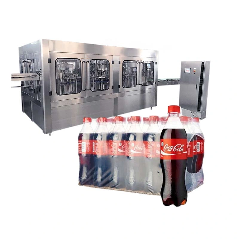 Automatic Soda Carbonated Beverage Soft Drinks Filling Capping Machine / Sparkling Water Filling Line