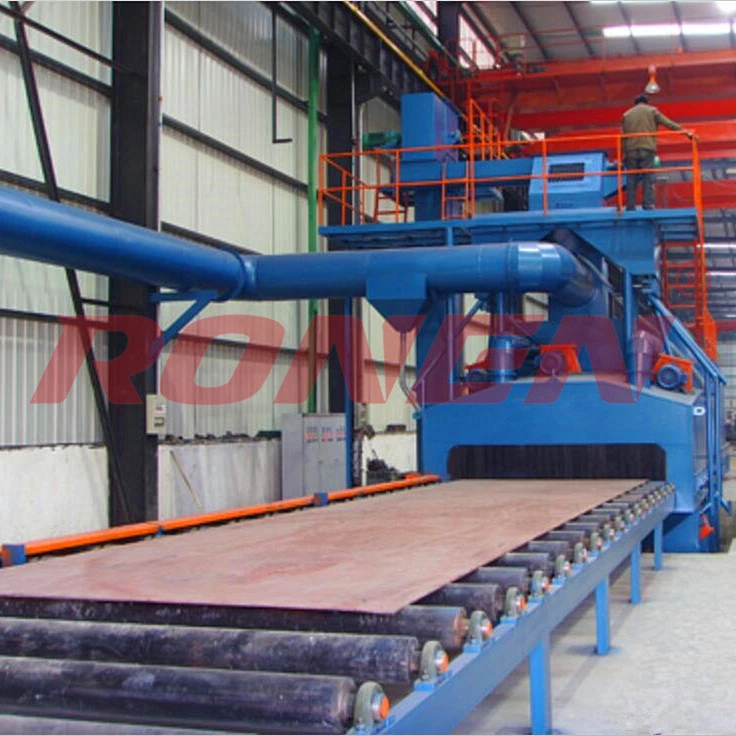 Cleaning Petrochemical Steel Pipe Wall Surface Oxide Skin Welding Slag Shot Blast Cleaning Machine